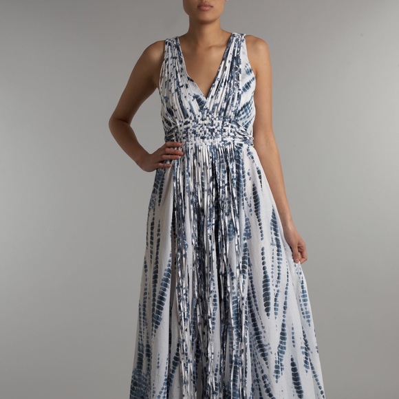 michael kors tie dye maxi dress